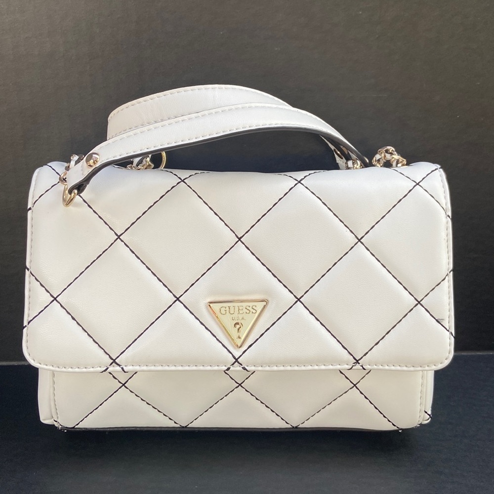 New GUESS Cessily Colorblock Convertible Crossbody Bag